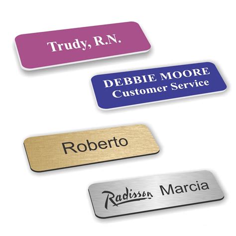 staples engraved name badges.